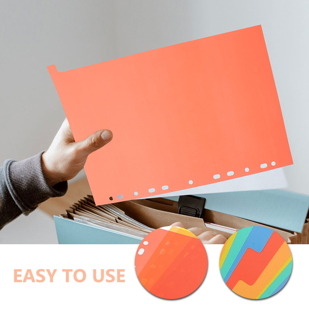 Tab Divider A4 - A4 루즈리프 노트북, 저널, 플래너, 정리함,