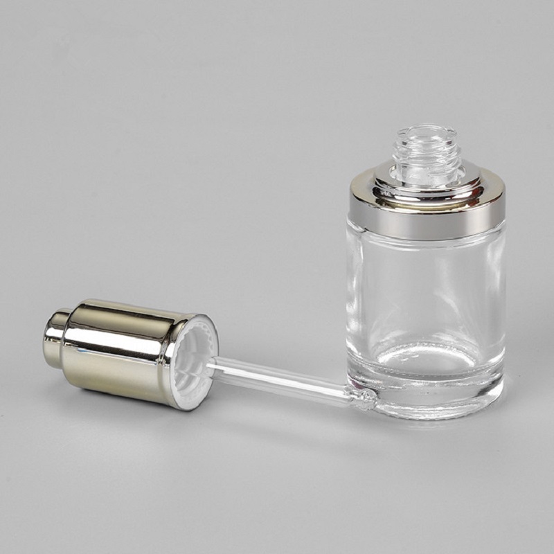 30ML 투명 유리병 실버/골드 펌프 드로퍼 로션 에멀 - Gel Refill Pack 리뷰 및 가격