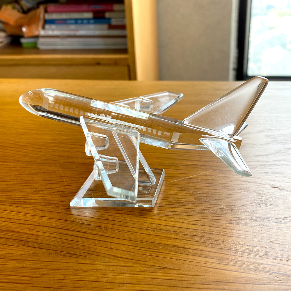 투명 크리스탈 귀여운 항공기 피규어, 유리 비행기 문진 - Paper Weight Crystal 리뷰 및 가격